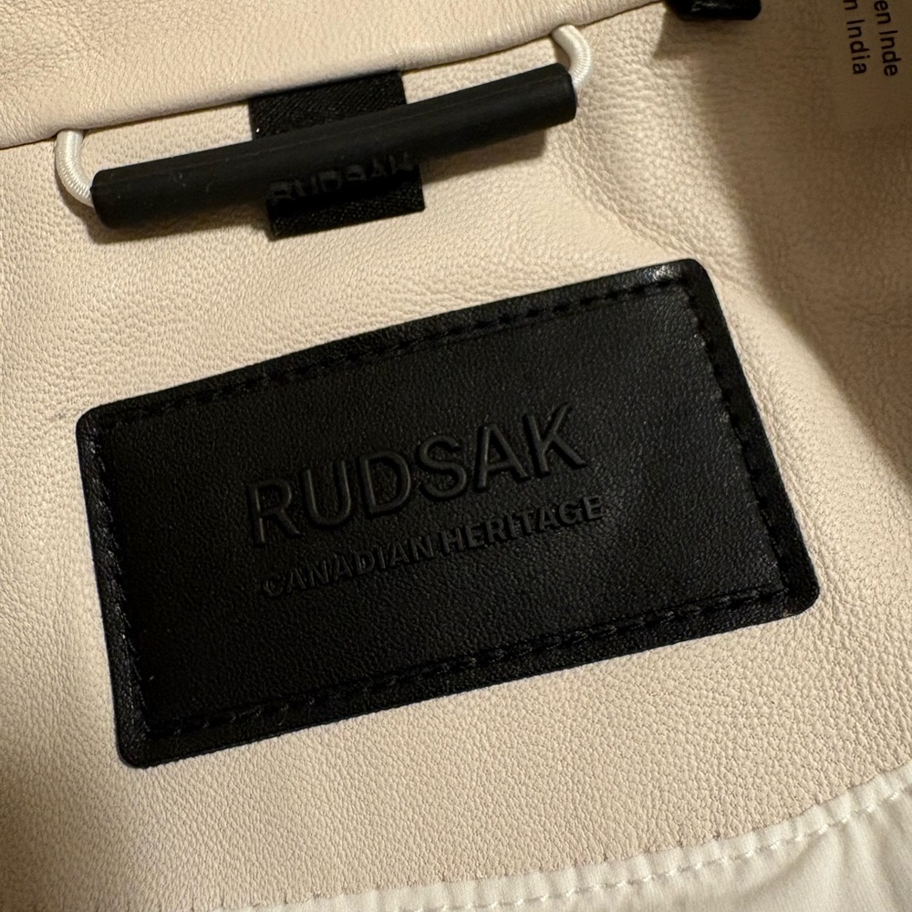 Rudsak Moto Leather Jacket NWOT - Picture 9 of 9